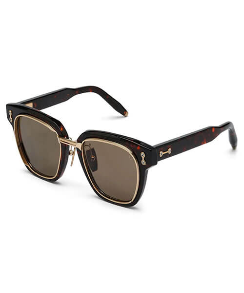 Chrome Hearts Akoni Apollo Tortoise Gold Sunglasses