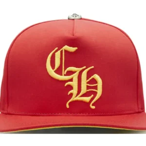Chrome Hearts CH Silver Button Hat Red/Yellow