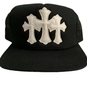 Chrome Hearts Cemetery Trucker Hat Black
