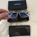 Chrome Hearts Clear Eyeglasses with Silver Detailing