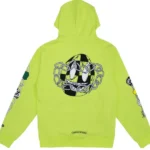 Chrome Hearts Matty Boy Link Hoodie Lime Green