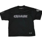 Chrome Hearts Mesh Stadium Football Jersey Black