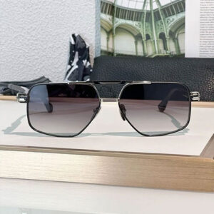 Chrome Hearts Nailer Luxury Black & Silver Aviator Eyewear