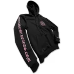 Chrome Hearts Online Exclusive Horse Shoe Hoodie Black/Pink