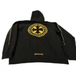 Chrome Hearts Plus Logo Pullover Hoodie Black/Yellow