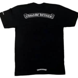 Chrome Hearts Scroll Logo T-shirt Black