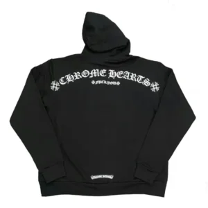 Chrome Hearts Shoulder Logo Hoodie Black