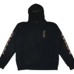 Chrome Hearts Vertical Logo FU Hood Hoodie Black/Brown
