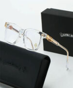 Chrome Hearts White Unisex Eyewear Glasses