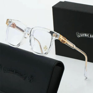 Chrome Hearts White Unisex Eyewear Glasses