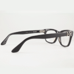 Rare authentic chrome hearts vagilante black eyeglasses