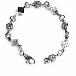 Chrome Hearts Dice and Crossball Bracelet