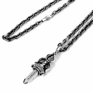 Chrome Hearts Double Dagger Pendant