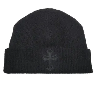 Chrome Hearts Horsehair Cross Patch Pima Cotton Beanie