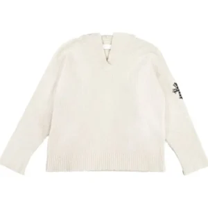 Chrome Hearts Leopard Cross Patch Cashmere Pullover Hoodie
