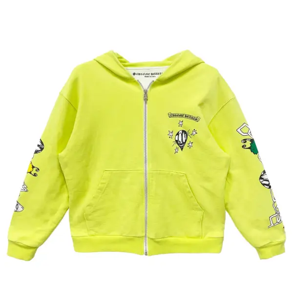Chrome Hearts Matty Boy Thermal Zip Up Hoodie Chrome Hearts Matty Boy Thermal Zip Up Hoodie