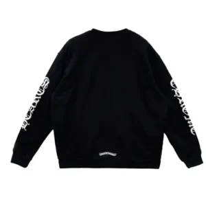 Chrome Hearts Neck Logo Black Sweatershirt