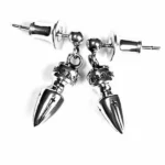 Chrome Hearts Spike Drop Earring
