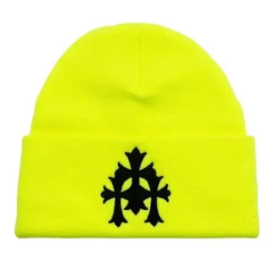 Chrome Hearts Triple Crosses Script Beanie