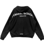 Chrome Hearts USA Script Logo Thermal Zip Up Hoodie