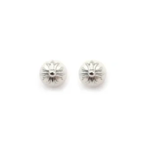 Chrome Hearts 18K White Gold Mikimoto Pearl Earring Stud