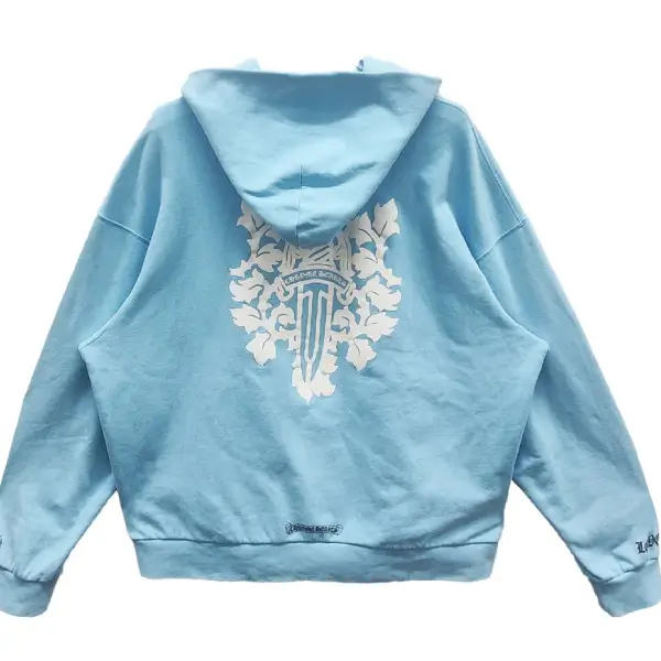 Chrome Hearts Art Basel Dagger Babyblue Pullover Hoodie