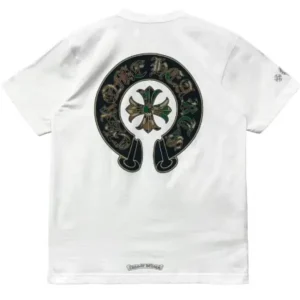 Chrome Hearts Camouflage Horseshoe Logo Short Sleeve Tee