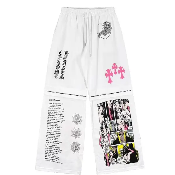 Chrome Hearts Deadly Doll Comic Loose Pants Chrome Hearts Deadly Doll Comic Loose Pants