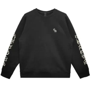 Chrome Hearts Embroidered Black Sweatshirt