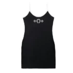 Chrome Hearts Gray Horseshoe Logo Tank top Dress
