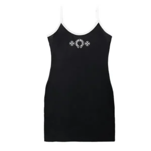 Chrome Hearts Gray Horseshoe Logo Tank top Dress