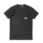 Chrome Hearts Gun N' Roses Black Cross Logo Short Sleeve Tee