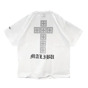 Chrome Hearts MALIBU Exclusive Cross Logo Short Sleeve T-shirt