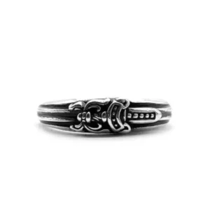 Chrome Hearts Silver Baby Classic Dagger Ring