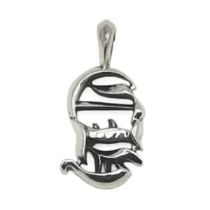 Chrome Hearts Silver CH Logo Charm Pendant