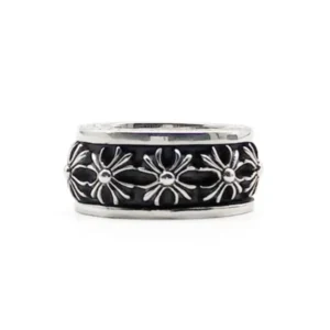 Chrome Hearts Silver Cross Spinner Ring