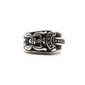 Chrome Hearts Silver Dagger Ring