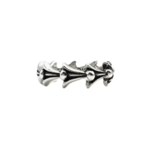 Chrome Hearts Silver Fish Bone Ring