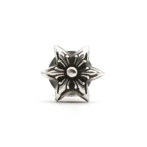 Chrome Hearts Silver Hexagram Earring Stud