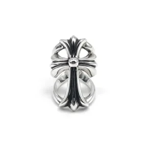 Chrome Hearts Silver Infinity Cross Ring