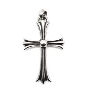 Chrome Hearts Silver Large Cross Pendant