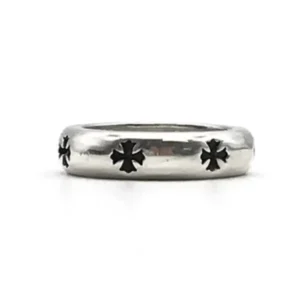 Chrome Hearts Silver Negative Cross Ring