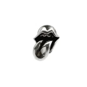 Chrome Hearts Silver Rolling Stone Earring Stud