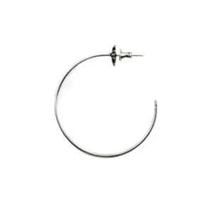 Chrome Hearts Silver Star Earring Hoop