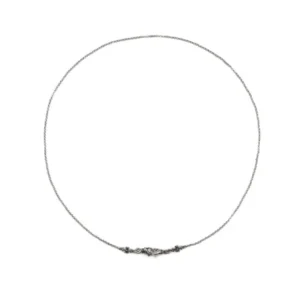 Chrome Hearts Silver Tiny E Plus Mask Holder&Eyewear Chain