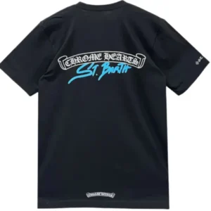 Chrome Hearts St. Barth Scroll Logo Short Sleeve T-shirt