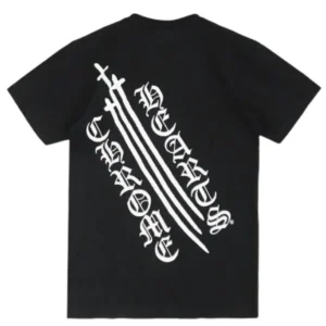 Chrome Hearts Triple Cross On Back Short Sleeve T-shirt