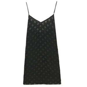Chrome Hearts Velvet Burnout Monogram Cross Camisole Long Skirt