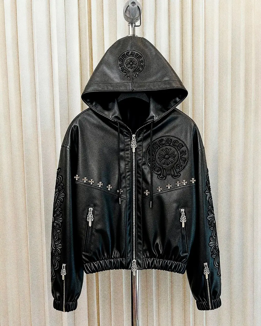 chrome hearts black jacket